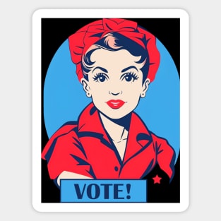 Rosie The Riveter - VOTE! Magnet